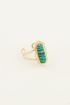 Ring groene steen | Ring met steen | Ringen dames My Jewellery