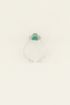 Ring groene steen | Ring met steen | Ringen dames My Jewellery