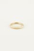 Brede statement ring smal | Grote ringen dames My Jewellery