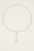 Ketting y vorm met munt | Munt ketting bij My Jewellery