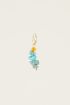 Moments charm blue stone | Bedels sieraden My Jewellery