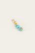 Moments charm blue stone | Bedels sieraden My Jewellery