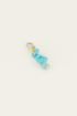 Moments charm blue stone | Bedels sieraden My Jewellery