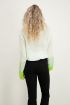 Groene trui met ballonmouw | Balloon sleeve My Jewellery