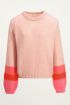 Roze trui met ballonmouw | Balloon sleeve My Jewellery