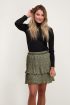 Zwarte top met col en lange mouw My Jewellery
