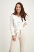 Blouse ruffle & knoop, broiderie blouse My Jewellery