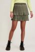 Rok laagjes & gele bloemenprint | Plooirok My Jewellery