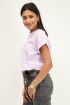 Lila t-shirt très belle | Basic t-shirt