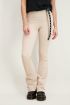 Beige corduroy flared broek, ribstof flared pants My Jewellery