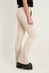 Beige corduroy flared broek, ribstof flared pants My Jewellery
