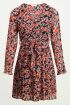 Jurk met oranje paisley en bladeren | Jurk met print My Jewellery
