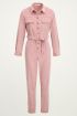 Roze corduroy jumpsuit, ribstof broekpak My Jewellery