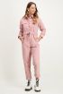 Roze corduroy jumpsuit, ribstof broekpak My Jewellery