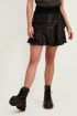 Leatherlook rok & kant | leren rokje My Jewellery