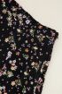 Zwarte midi rok met bloemen | My Jewellery