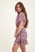 Roze jurk met oranje & rode bloemen | My Jewellery