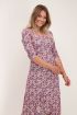Lange jurk roze & oranje print | My Jewellery