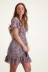 Wikkeljurk met lila bloemenprint | My Jewellery