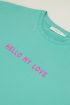 Groen t-shirt have a nice day | My Jewellery