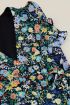 Midi overslagjurk blauwe bloemenprint | My Jewellery