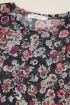 Zwarte mesh top bloemenprint | My Jewellery