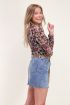 Zwarte mesh top bloemenprint | My Jewellery