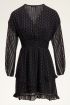 Black-and-white dress with dots & balloon sleeves | My Jewellery