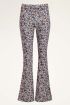 Lila flared pants met bloemen | My Jewellery