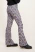 Lila flared pants met bloemen | My Jewellery