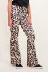 Beige flared pants panterprint | My Jewellery