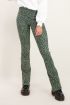 Groene flared pants met hartjes | My Jewellery