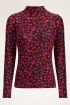 Black mesh top with coloured flowers | My Jewellery
