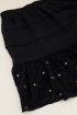 Zwarte rok met laagjes & studs | Rokjes | My Jewellery