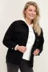 Zwart oversized corduroy jacket | Jackets | My Jewellery