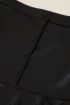 Zwart leatherlook rokje met ruffle | My Jewellery