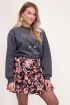Grijze sweater met vlinder | My Jewellery
