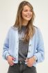 Blauw gebreid vest | My Jewellery
