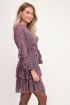 Roze jurk met bloemenprint en ruffle | My Jewellery