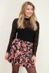 Zwarte mesh top met smock | My Jewellery