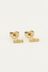 Studs love in rondje | Studs | My Jewellery