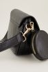 Zwarte tas met patroon | Schoudertas | My Jewellery