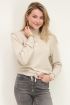 Beige coltrui met koord detail | My Jewellery