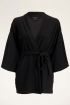 Zwarte kimono met structuur | My Jewellery