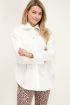 Witte blouse met ruffle kraag | My Jewellery