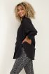 Zwarte blouse met ruffle kraag | My Jewellery