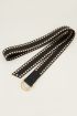 Wide belt featuring gold studs | My Jewellery