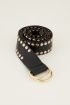 Brede riem met goudkleurige studs | My Jewellery