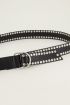 Brede riem met zilverkleurige studs | My Jewellery