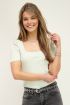 Groene top met pofmouw | My Jewellery